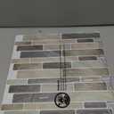 WOWSTAR 10-Sheet Peel and Stick Backsplash Tile for Kitchen, Back Splash Stick On Tiles for Kitchen Wall (Dark Brown)