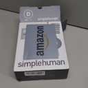 simplehuman Code D 60 Count, Dispenser Pack Custom Fit Liners, Drawstring Trash Bags, 20 Liter / 5.3 Gallon, White