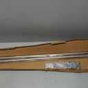 Ivilon Drapery Window Curtain Rod - End Cap Style Design 1 Inch Pole. 72 to 144 Inch Color Warm Gold