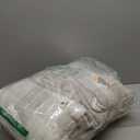 Andency Beige Grid King Size Comforter Set (104x90 Inch), 3 Pieces(1 Grid Comforter and 2 Pillowcases), Summer Lightweight Microfiber Down Alternative Beige Comforter