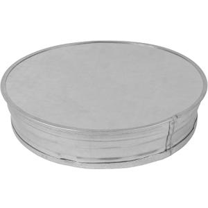 Repa Market 6 Inch Metal Tee Cap  Round Metal Duct Cap - HVAC Ducting Vent Cap - Galvanized Steel Air Tight Duct End Cap  Indoor and Outdoor Weatherproof Pipe Cover for Cold and Hot Air Blockage