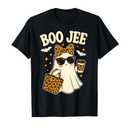 Boo JEE Ghost Shirt Halloween Women Girls Boojee Halloween T-Shirt M