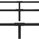 Metal Bed Frame, 9-Leg Bed Base, 8 inches Support for Box Spring, Full, Easy Assembly, Black