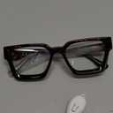 livho Oversized Eyewear Frame for Woman and Men - Rectangle Fashion Glasses for Computer, Chic Preppy Frame (*Coco Tortoise)