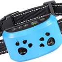 Dog Bark Collar, Svtrat Smart Bark Collar for Small Medium Large Dogs Anti Bark Collars with 4 Training Modes and 7 Level Sensitivity, Barking Collar (Light Blue)