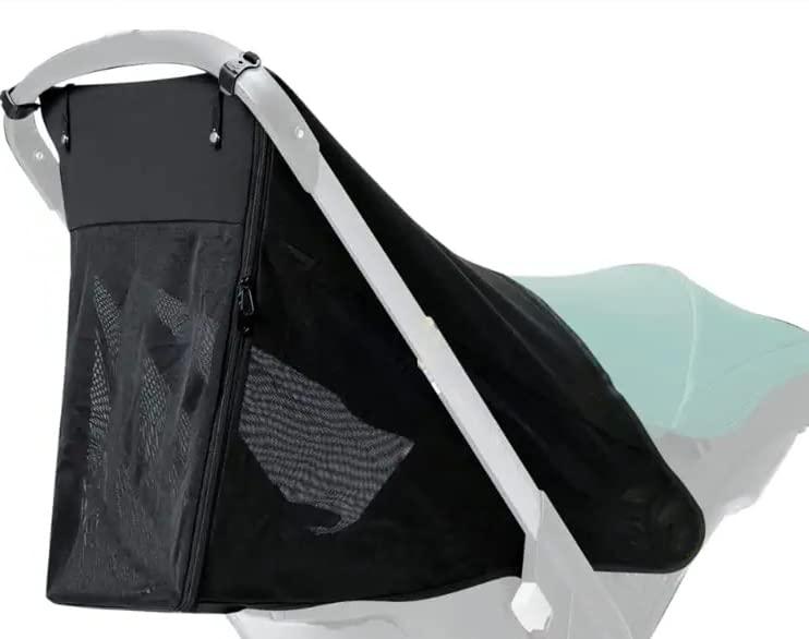 Snap-on Baby Stroller Sun Shade Compatible with Doona, Breathable 360 Full Coverage Sun Protection Canopy, Functional Anti-UV Stroller Blackout Cover Shield Sun Cover Shade fit Doona