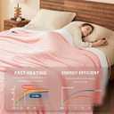 Homemate Electric Heated Blanket Full - 72"x84" Heating Blanket Full Size 1/2/4/6/8 Hours Auto-Off 10 Heat Level Over-Heat Protection Flannel Sherpa Big ETL Certification