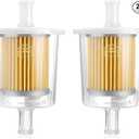 FUEL FILTERS INDUSTRIAL HIGH PERFORMANCE UNIVERSAL INLINE GAS FUEL LINE 3/8" 2 Pack