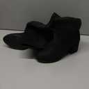 Women's Extra Wide Calf Knee High Boots True Wide Width Chunky Heeled Boot Comfortable Plus Size Tall Long Gogo Boots for Women. (Black Mf 370)