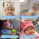 3.0 - Original Toddler Headphones, Kids Headband Headphones - Bluetooth Wireless Headband - Comfortable Headphones for Plane - Safe Volume Limit - Adjustable, Travel, School, and Sleep (Finny)