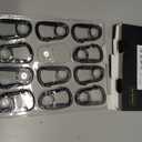 Carabiner Clip - Heavy Duty Carabiners 800lbs-13KN (2922 lbs) Carabeaner D Ring Shape,Key Chain Clip Hook,Keychain Clip,Multipurpose for Camping, Hiking,Backpacking or Other Outdoor Activities.