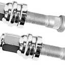 M14x1.5 Chrome Wheel Lug Stud Nut Set HCPZ1012A HCPZ1012B Compatible with 2003-2023 Ford F250 F350 F450 F550 Super Duty Excursion F-53 (4PCS)