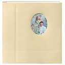 Zoview Art Photo Album Can Hold 3X5 4X6 5X7 6X8 8X10 Photos, Self Adhesive Magnetic DIY Scrapbook Albums (Beige, Large)
