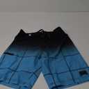 Mens Swim Trunks 22 Inch, Long Board Shorts Men's, Slim Fit, Stretch Material,No Liner, No Side Pockets (30, Fadedpane-blue)