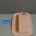 Travel Hanging Toiletry Bag for Women, Large Makeup Bag 8 Leak Proofing Silicone Bottle Covers, Waterproof Cosmetic Bag with Jewelry Organizer Compartment, Toiletries Kit Set, Pink