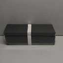 upsimples Floating Shelves for Wall, Wall Shelves for Decor Storage Set of 6, Wall Mounted Wood Shelf for Bedroom, Living Room, Bathroom, Kitchen, Picture Ledge Shelf, Black (15.7in)