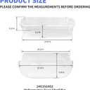 240356402 Refrigerator Door Bin Replacement Part Frigi.daire Side-By-Side Refrigerator Compatible with Frigidaire Refrigerator Door Shelf FFSS2615TS0 LFSS2612TF0 LFSS2612TE0 AP2549958 (2 Pack)