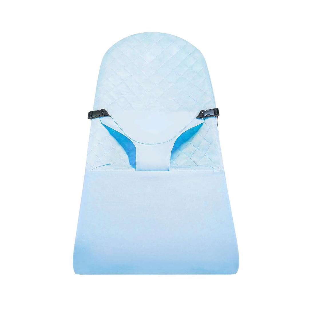 Fabric Seat for Bouncer, Replacement Cover for Baby Bjorn Bouncer Bliss, Soft Breathable Machine Washable (Blue, Cover Only)