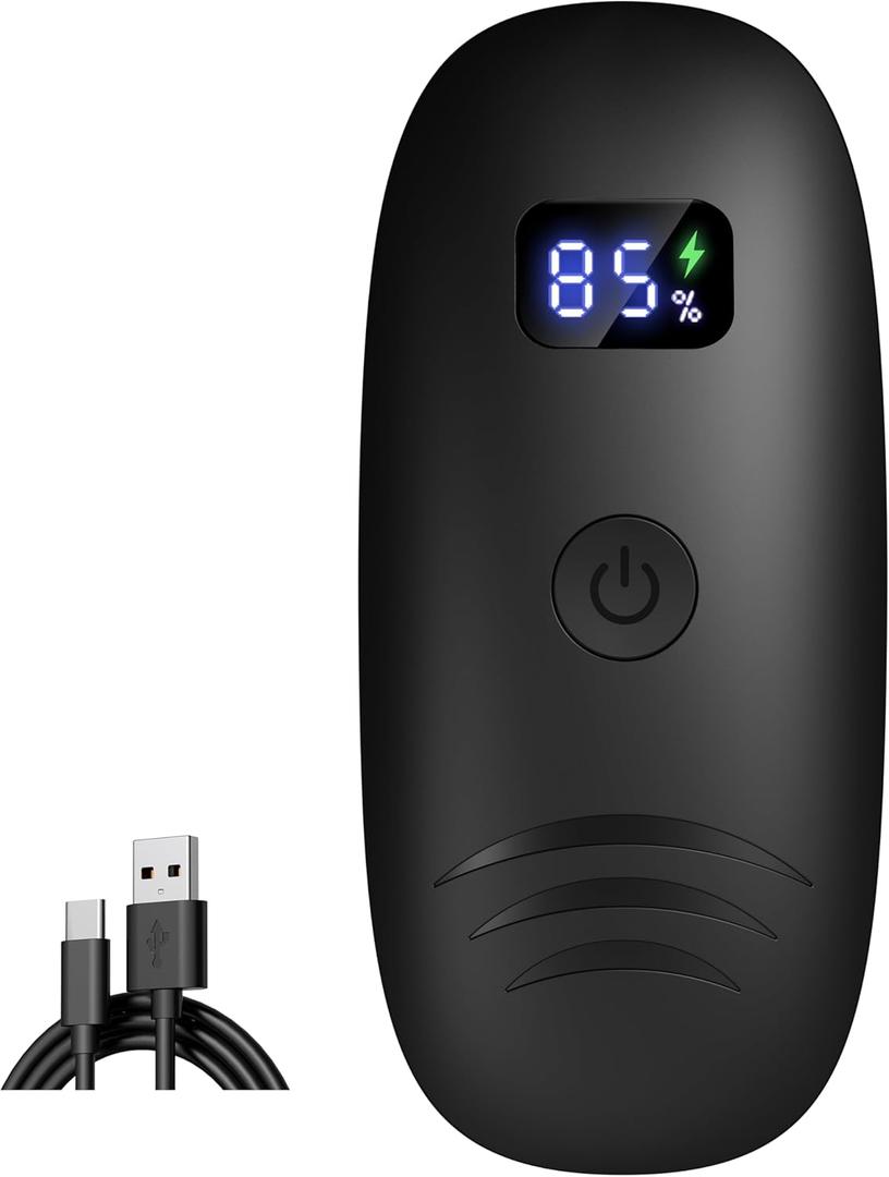Electric Can Opener, Rechargeable Can Openers Automatic with LED Display Hands Free for Arthritis Seniors, Cordless Can Opener Electric Smooth Edge, Auto Stop, Portable Gadgets for Almost Cans Kitchen, Black