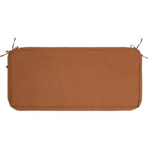 FUNHOME Outdoor Bench Cushion Cover 45 x18 x 3 inch,Water Resistant Cover with Zipper&Ties,Fade-Resistant Slipcover,Patio Porch Swing Cushion Cover Replacement Only,No Insert(Orange)