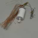 200LED Hanging Sphere Lights, Battery Operated Starburst Lights, 8 Modes Dimmable Remote Control, Waterproof Copper Wire Fairy Light for Indoor Outdoor Christmas Decor (Warm White)