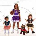 NFL Kansas City Chiefs Officially Licensed Cheer Dog Costume by MODERN HERO Includes Dress with Faux Stuffed arms and Tinsel pom-poms and Satin Bow Headband (X-Small)