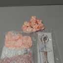 Party Decorations Satin Hair Tie Checkered Scrunchies - Peach + White | Bridal Shower Gift, Bridesmaid Favors, Bridesmaid Proposal Box, Bride Tribe Favor