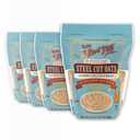 Bob's Red Mill Steel Cut Oats, 24oz (Pack of 4) - Non GMO, Whole Grain, Vegan, Kosher (Best By: 02/08/2028)