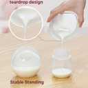 Momcozy Breast Milk Collector, Milk Collectors for Breastfeeding, Reusable Breast Milk Shells, Silicone Catcher with More Fit & Soft (3oz/90ml, 2 Counts)