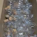 36 Pcs Spherical Plastic Potion Bottles - 3.4 Oz Sand Art Ball Bottle Set with Corks and Tags for DIY Crafts, Wedding Party Favor & Decorative Gifts