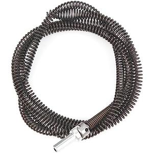 10mm Heavy-Duty Drain Auger Snake Cable with Drill Adapter - 6.5Ft/2M Flexible Plumbing Clog Remover for Kitchen, Bathroom, Toilet, Shower Sink & Pipe