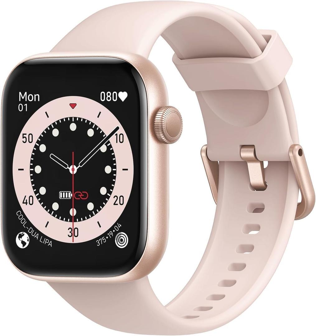 Smart Watch for Men Women Answer/Make Call, 1.85" Smartwatch, Fitness Watch with Heart Rate Blood Pressure Sleep Monitor, 140+Sports, IP68 Waterproof Step Counter Watch Compatible with Android IOS