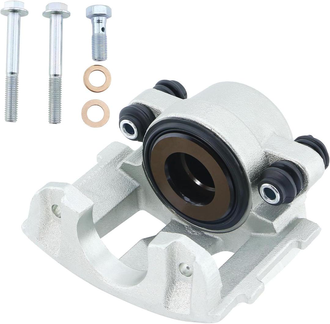 Front Left Driver Brake Caliper without Bracket 184340 Replacement for Jeep TJ 1997-2006, Wrangler 1990-2006, Cherokee 1990-2001, Grand Cherokee 1993-1998, Comanche 1990-1992, Wagoneer 1990, FRC10186 (184340 ( front left ))