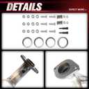 2PCS Catalytic Converter Kit Compatible with 2005-2015 Toyota Tacoma 4.0L (EPA Compliant)
