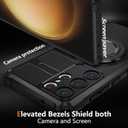 Compatible Samsung Galaxy S23 Ultra Case with 360Spin Versatile Magnetic Ring Kickstand [Compatible with Magsafe] Military Grade Shockproof Slim Heavy Duty Protection, Black