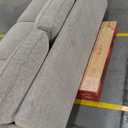 Porter Designs Annie Wood Trim Sofa, Cream