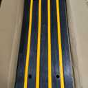 Garvee 48 Inch Lane Ramp 2 Pack Made of Recycled Rubber, Sturdy Rubber Ramp for Cars Maximum Weight Capacity 110,000 Lbs, Safe Garage Access Solution