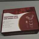 Ignition Coils UF781 & Iridium Spark Plug Set Compatible with Turbo 1.5L 1.5T 2017 2018 2019 2020 Honda Civic Si Honda CR-V CRV, 4 Pack