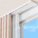 Double Row Curtain Track Ceiling Mounted, Silent Heavy Duty Curtain Track System, Sliding Rails for Curtains, Room Divider for Bedroom Living Room Hospital (Track Ships in Sections with Connectors) (4.1m(13.5ft), White)