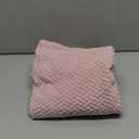 MIFXIN Armless Office Desk Chair Cover Slipcover Stretch Soft Wide Seat Mid Back Accent Chair Swivel Computer Task Vanity Chair Slipcover Furniture Protector Without Arms (Pink)