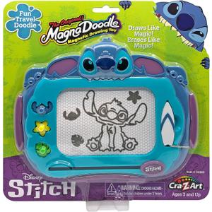 Cra-Z-Art Stitch Travel Magna Doodle Magnetic Drawing Board, Lilo and Stitch Kids Toy Gift