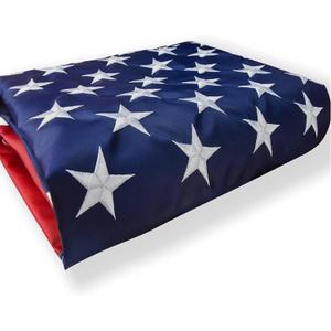 American Flags for Outside 2x3, US Flag Outdoor Heavy Duty, Embroidered Stars/Sewn Stripes/UV Protection/Brass Grommets, USA Flags High Wind