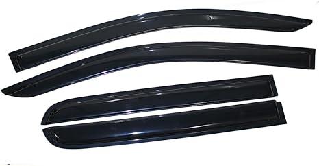 Enhance Your Ride with 4pcs Sun Rain Guard Vent Shade Window Visor Compatible with 15-20 Colorado/Canyon Cab