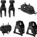 OCPTY Engine Motor Mount and Transmission Mount and Torque Strut Mount Set Compatible for Chevrolet Impala/Monte Carlo 3.8L 2000 2001 2002 2003 2004 2005 # A2796 A5309 A5309 A2866 A2866 A2712 6PCS