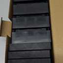 ANNKUT Bed Risers 1.5 inch Heavy Duty, Furniture Risers for Bed Sofa Table and Couch LiftingSquare Adjustable Risers Blocks, Support Up to 1,300 Lbs (4 Pack-Black)