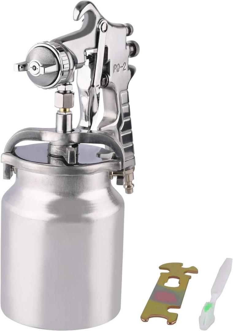 ZHONG AN Professional Paint Spary Gun, High Pressure Siphon Feed Spray Gun with 1000cc Cup, Nozzle Tip Size 3.0mm for Automotive, Household and Furniture(3.0mm)