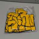 Waydress 26 Pcs Chenille Letter Iron on Patches 4.5 Inch Sew On Chenille A-Z Alphabet Letter Patches for DIY Supplies(Saffron Yellow Style)