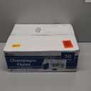 Reli. Plastic Champagne Flutes (50 Pack, 9oz) Clear w/Gold Rim, Stemless | Disposable Champagne Flutes for Champagne, Mimosa, Cocktail, Wedding | BPA-Free Champagne Glasses Plastic, Shatterproof