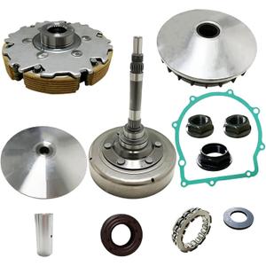 Wet Clutch Shoe Kit Assembly Replacement for Yamaha Rhino 700 YXR700F (2008-2013) Primary Sheave,Clutch,Carrier Housing,OneWay,Gasket 5B4-17606-00-0 5B4-17611-00-00 3B4-166200-00-00