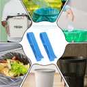 2 x Cabilock Trash Bag Clips for Trash can 50 Pcs Plastic Garbage Bag Fixing Clips Anti-Slip Clamps for Kitchen Bathroom Office Use 2.16X0.59X0.39In